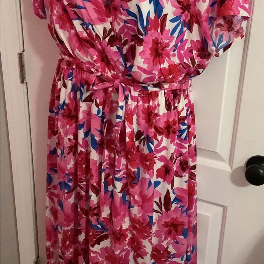 Floral Pink Dress Boutique 1x